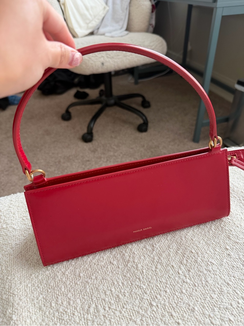 mansur gavriel pencil bag
